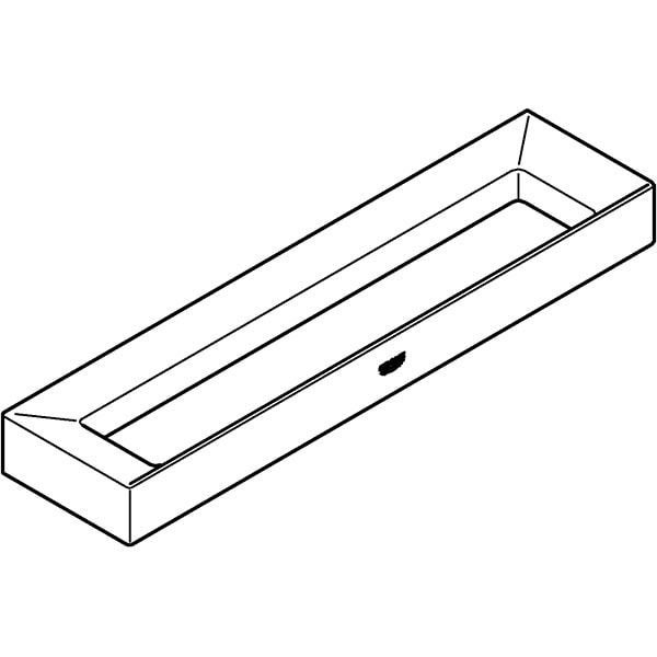 Inel prosop GROHE Selection Cube 40766000, argintiu