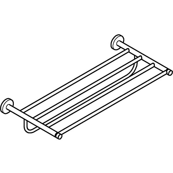Suport prosop multiplu GROHE Essentials 40800001, 60.4cm, argintiu