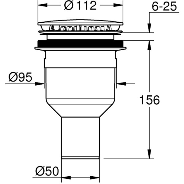 Set evacuare cada de dus GROHE 49533000