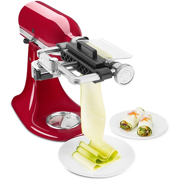 Accesoriu taiere de foi cu 2 lame KITCHENAID 5KSMSCA, argintiu-negru