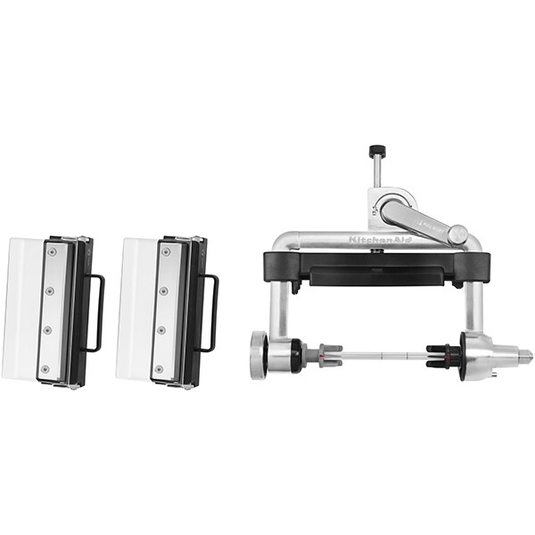 Accesoriu taiere de foi cu 2 lame KITCHENAID 5KSMSCA, argintiu-negru