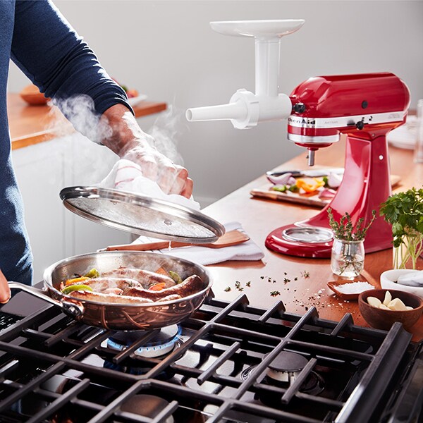 Accesoriu carnati KITCHENAID 5KSMFGA , alb-negru