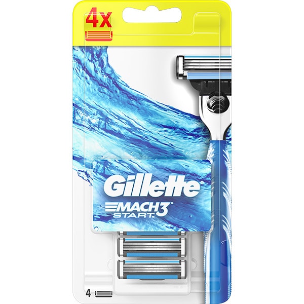 Rezerva aparat de ras GILLETTE Mach 3 Start, 4 bucati