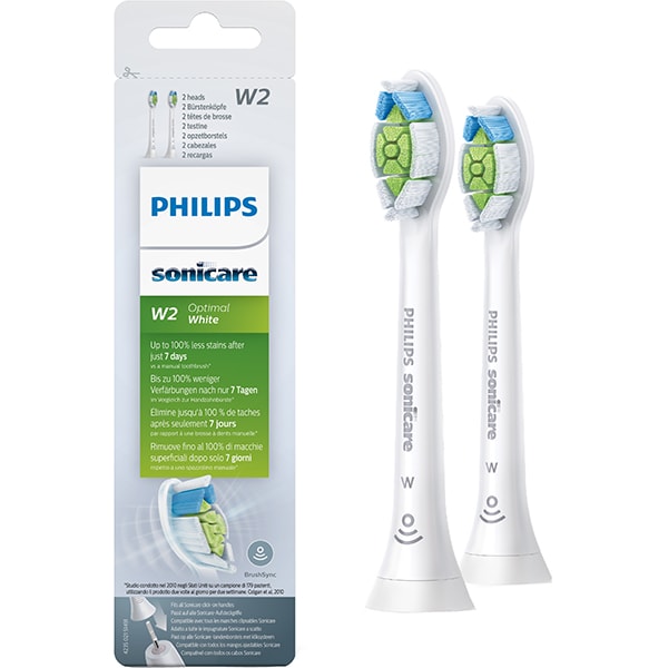 Rezerve periuta de dinti electrica PHILIPS Sonicare Optimal White HX6062/10, 2buc