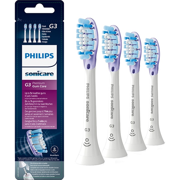 Rezerve periuta de dinti electrica PHILIPS Sonicare G3 Premium Gum Care HX9054/17, 4buc