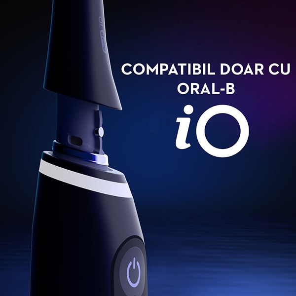Rezerve periuta de dinti electrica ORAL-B iO Ultimate Clean Black 2CTs, 2buc