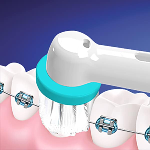 Set 2 Rezerve periuta de dinti electrica ORAL-B Ortho Care + Interspace, 3buc