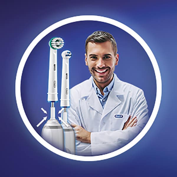 Set 2 Rezerve periuta de dinti electrica ORAL-B Ortho Care + Interspace, 3buc