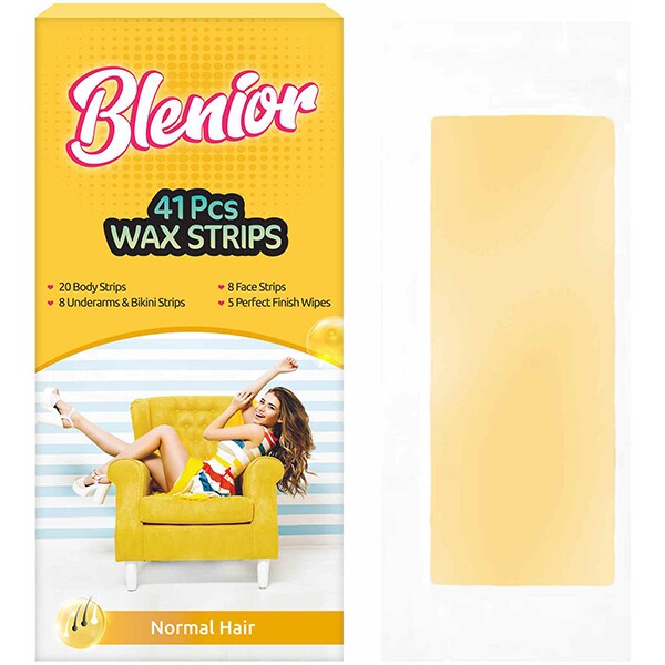 Benzi depilatoare ceara pentru fir normal BLENIOR, 41 benzi