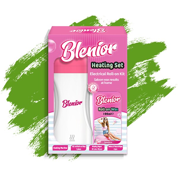 Kit depilare electric cu ceara BLENIOR Sensitive