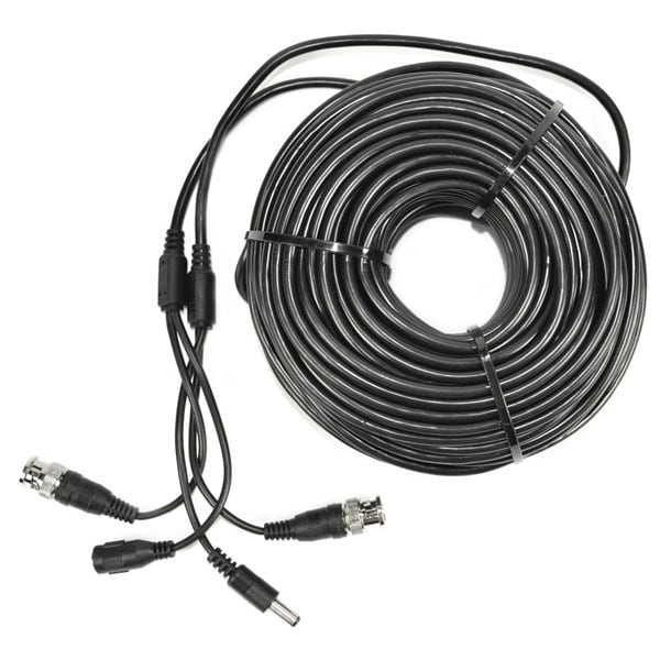 Cablu video si alimentare pentru camera de supraveghere PNI CCTV, 50m