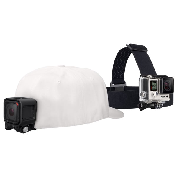 Sistem prindere de cap, GOPRO Head Strap + QuickClip ACHOM-001, negru