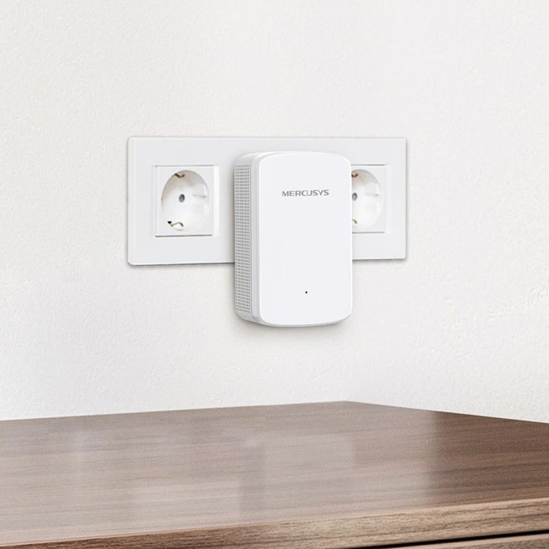Wireless Range Extender MERCUSYS ME20 AC750, Dual-Band 300 + 433 Mbps, alb