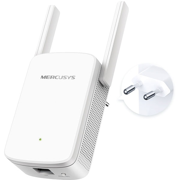 Wireless Range Extender MERCUSYS ME30 AC1200, Dual Band 300 + 867 Mbps, alb
