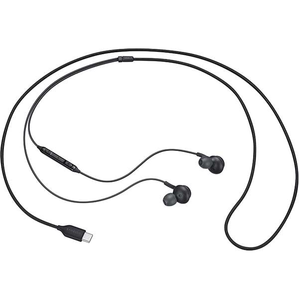 Casti SAMSUNG Earphones EO-IC100, Cu Fir, In-Ear, Microfon, USB-C, negru