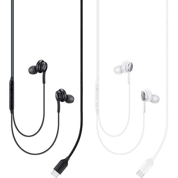 Casti SAMSUNG Earphones EO-IC100, Cu Fir, In-Ear, Microfon, USB-C, alb