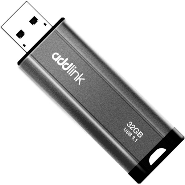 Memorie USB ADDLINK U65, 32GB, USB 3.1, gri metalic