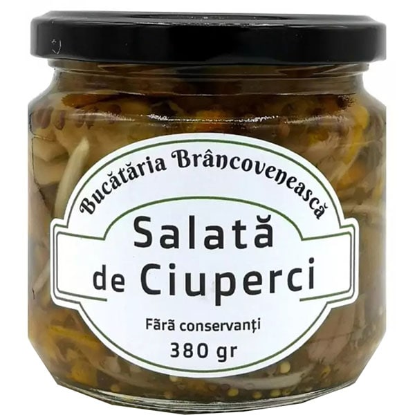 Salata de ciuperci BUCATARIA BRANCOVENEASCA, 380g