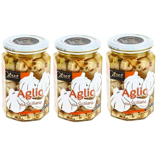 Usturoi marinat CITRES, 290g, 3 bucati