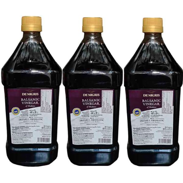 Otet balsamic de mondena 25% must DE NIGRIS, 2l, 3 sticle