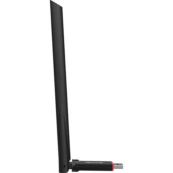 Adaptor USB Wireless TENDA U6, Single-Band 300 Mbps, negru