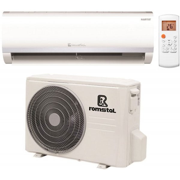 Aer conditionat HABITAT Romstal 81AC0219, 12000 BTU, A++/A+, Functie Incalzire, Inverter, Wi-Fi, alb