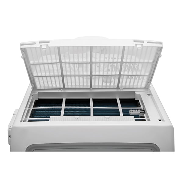 Aer conditionat portabil WHIRLPOOL PACW29HP, 9000BTU, A+, Incalzire, kit instalare inclus, alb-gri