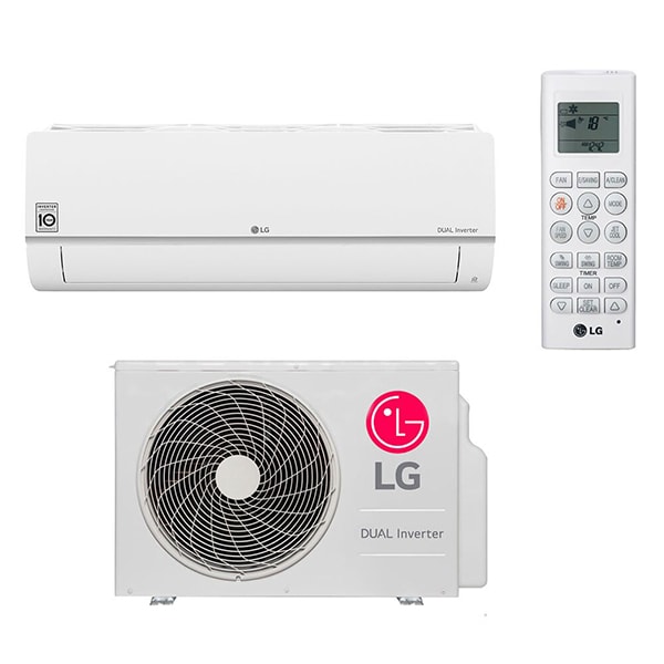 Aer conditionat LG S09EQ, 9000 BTU, A++/A+, Functie Incalzire, Inverter, Afisaj, alb