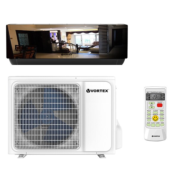 Aer conditionat VORTEX VAI0920JPMRBW, 9000 BTU, A++/A+, Wi-Fi, kit instalare inclus, negru-oglinda