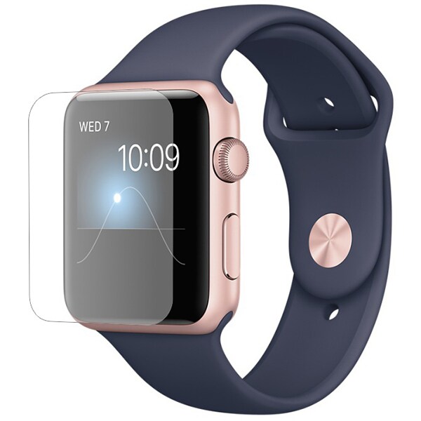 Folie protectie pentru Apple Watch Series 2 42mm, SMART PROTECTION, display, 2 folii incluse, polimer, transparent