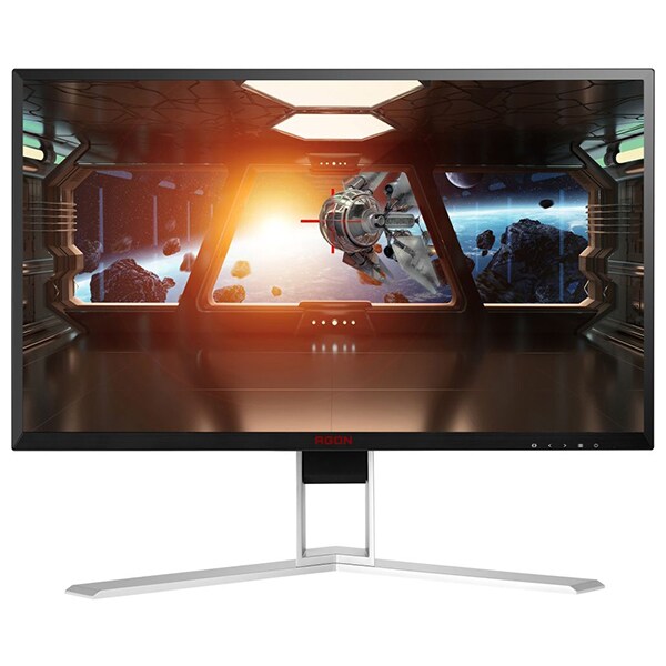 Monitor Gaming LED TN AOC AG241QX, 23.8", WQHD, 144Hz, FlickerFree, negru-gri