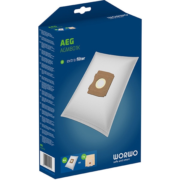 Kit WORWO AGMB01K: 4 saci + 1 filtru
