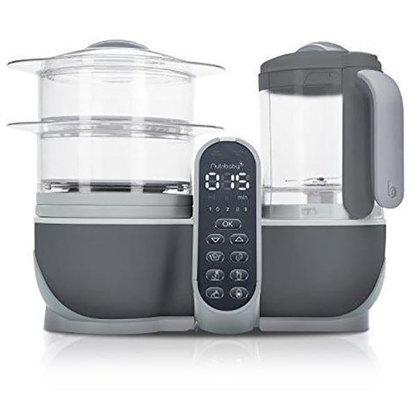 Robot multifunctional 5 in 1 BABYMOOV Nutribaby+ A001124, 1500ml, 750W, gri-alb