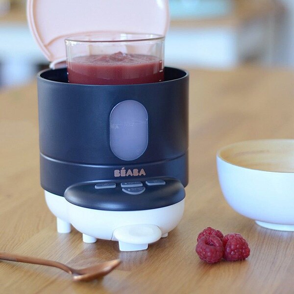 Aparat preparare lapte BEABA Bib'Expresso B912691, negru-roz