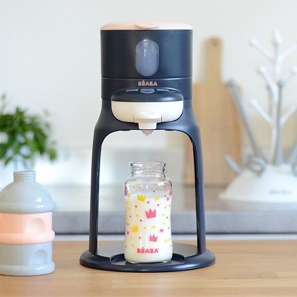 Aparat preparare lapte BEABA Bib'Expresso B912691, negru-roz