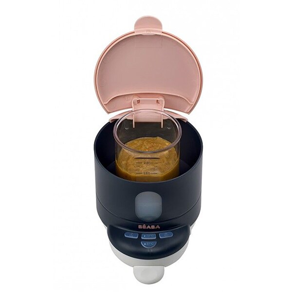 Aparat preparare lapte BEABA Bib'Expresso B912691, negru-roz