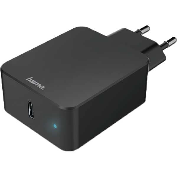 Incarcator retea HAMA 183284, 1xUSB-C, Power Delivery (PD), negru