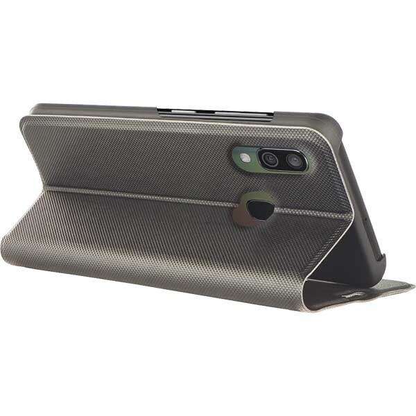 Husa Flip Cover pentru Samsung Galaxy A40, HAMA Slim Pro, 186672, gri