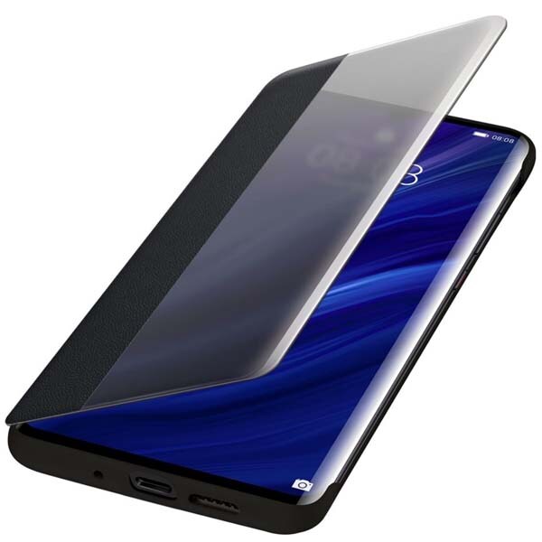 Husa Smart View Cover pentru HUAWEI P30 Pro, 51992882, negru