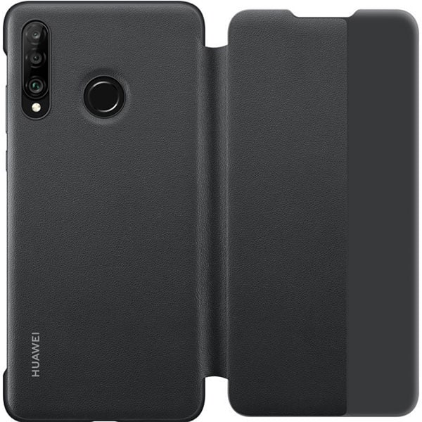 Husa Smart View Cover pentru HUAWEI P30 Lite, 51993076, negru