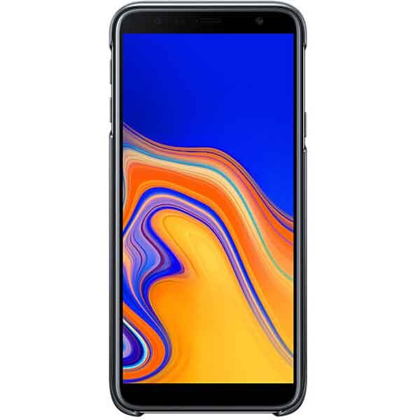 Husa telefon SAMSUNG Gradation pentru Galaxy J4 Plus, EF-AJ415CBEGWW, negru