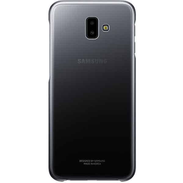 Husa telefon SAMSUNG Gradation pentru Galaxy J6 Plus, EF-AJ610CBEGWW, negru