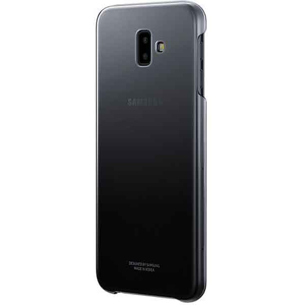 Husa telefon SAMSUNG Gradation pentru Galaxy J6 Plus, EF-AJ610CBEGWW, negru