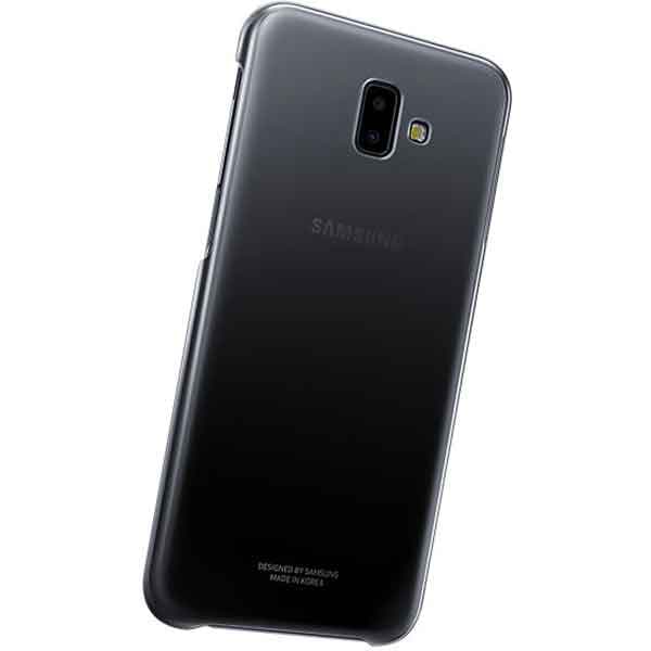 Husa telefon SAMSUNG Gradation pentru Galaxy J6 Plus, EF-AJ610CBEGWW, negru