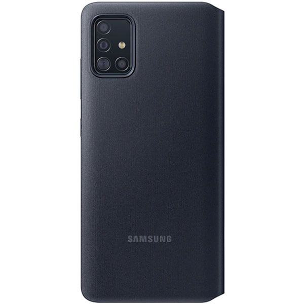 Husa S View Wallet pentru SAMSUNG Galaxy A51, EF-EA515PBEGEU, negru