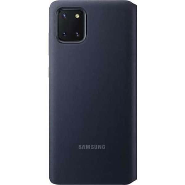 Husa S View Wallet pentru SAMSUNG Galaxy Note 10 Lite, EF-EN770PBEGEU, negru