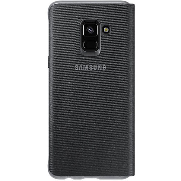 Husa Neon Flip Cover pentru SAMSUNG Galaxy A8, EF-FA530PBEGWW, Neon Black