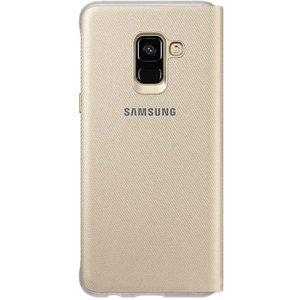 Husa Neon Flip Cover pentru SAMSUNG Galaxy A8, EF-FA530PFEGWW, Neon Gold