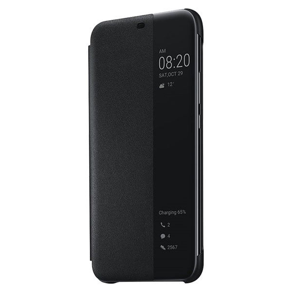 Husa Smart View Cover pentru HUAWEI Mate 20 Lite 51992653, negru