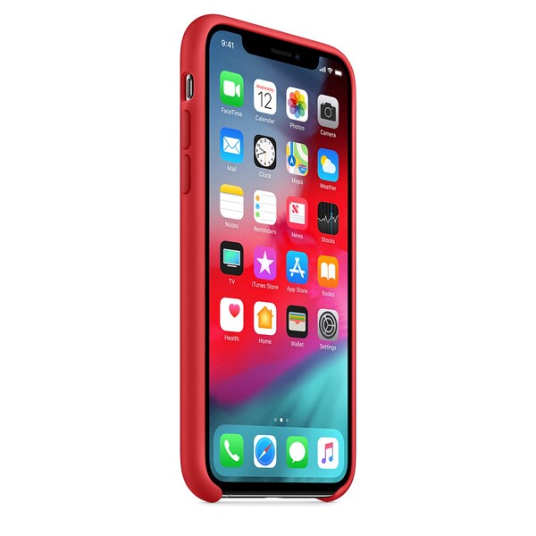 Carcasa pentru APPLE iPhone Xs, MRWC2ZM/A, silicon, (Product) Red